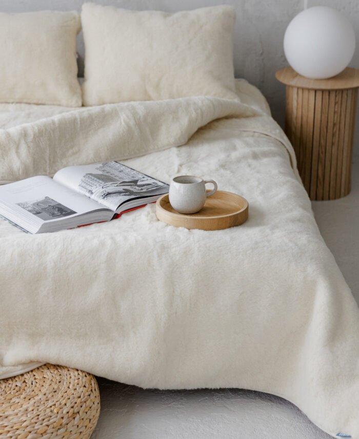 Merino vilnos antklodė, 135x200cm